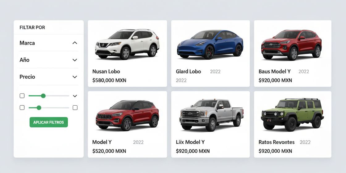 Sitio automotriz — inventario