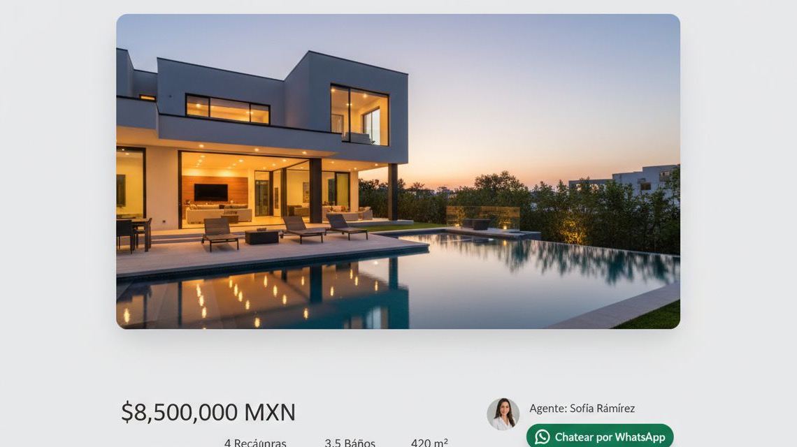 Sitio inmobiliario — detalle de propiedad